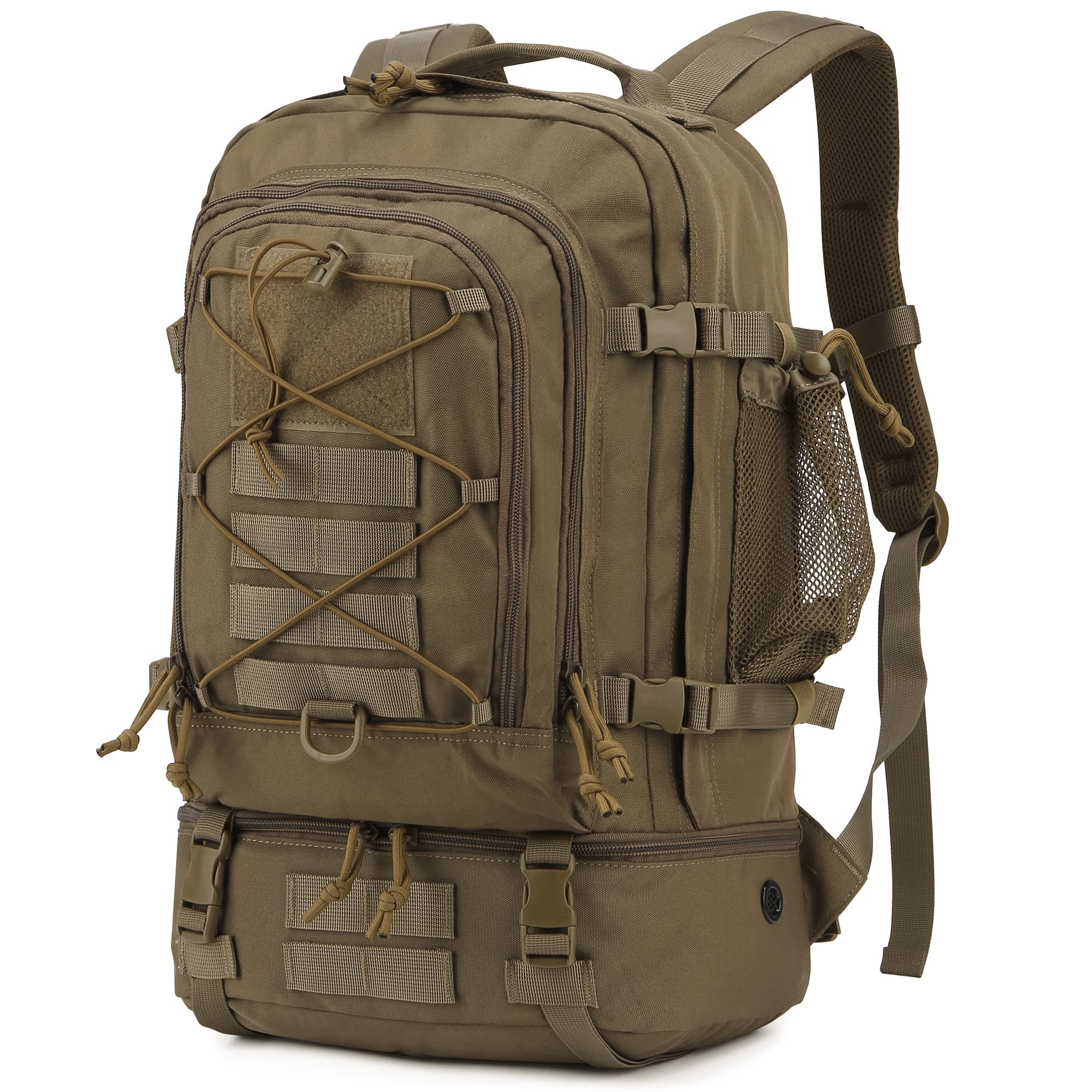 khaki army assault pack