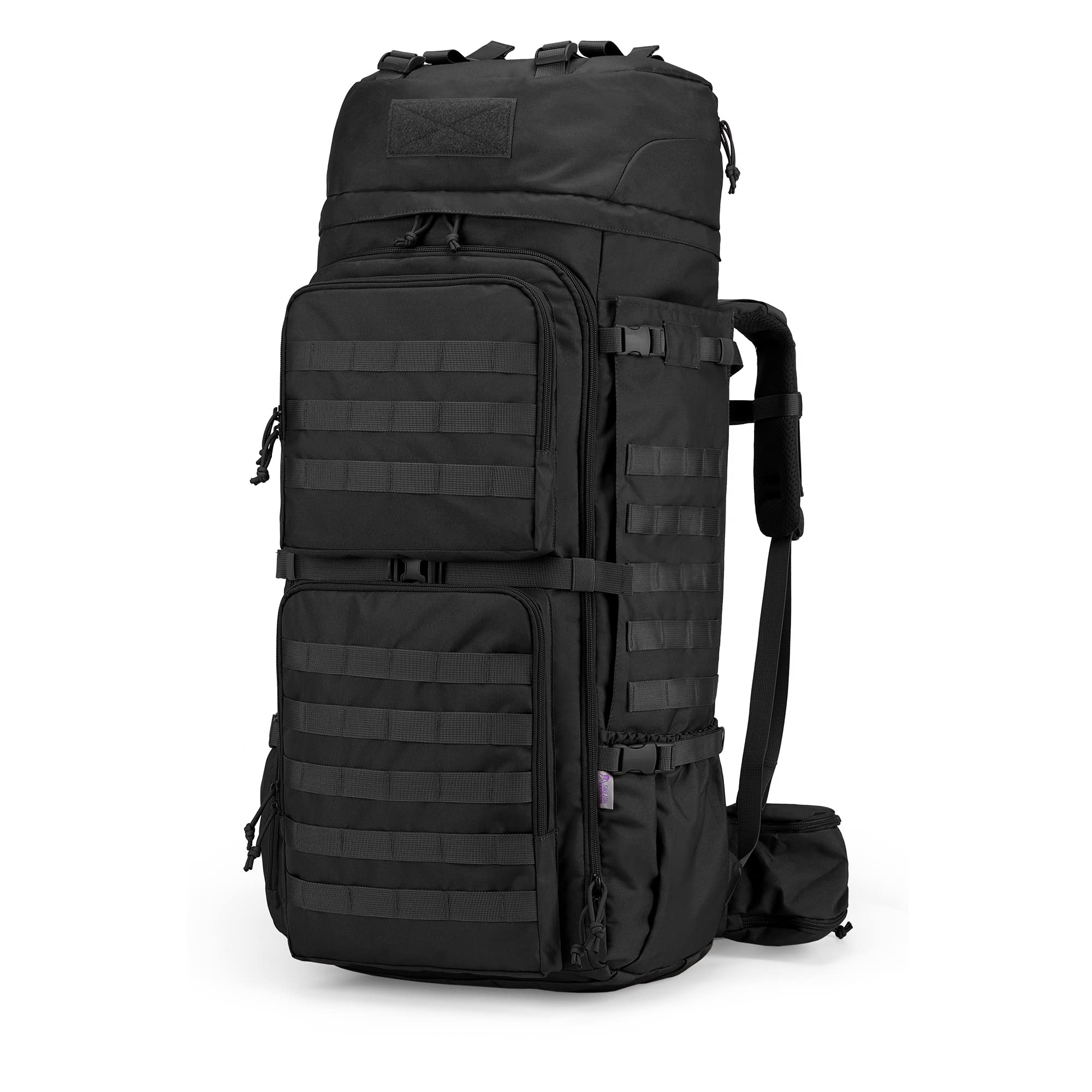 black 75l tactical backpack
