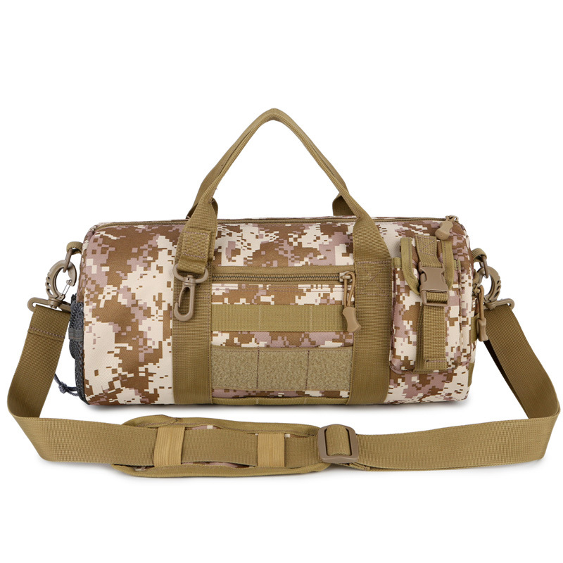 khaki Camouflage duffel bag