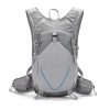 white grey hydration pack