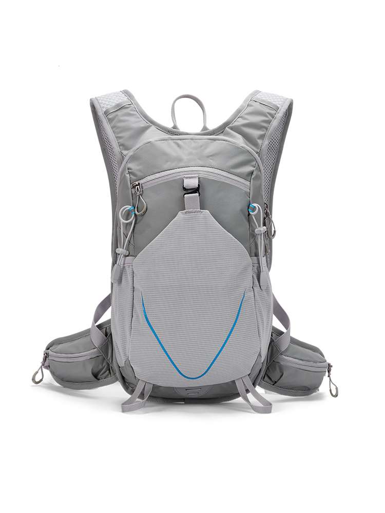 white grey hydration pack