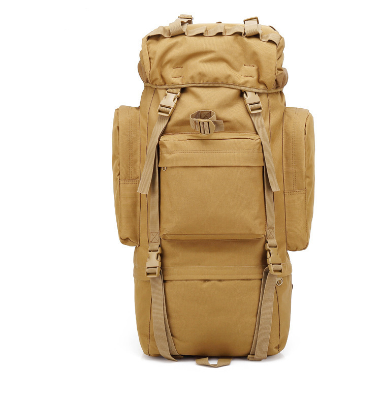 khaki 100l backpack